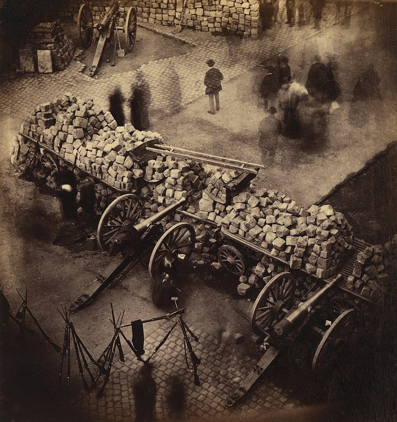 800px Barricade Paris 1871 by Pierre Ambrose Richebourg